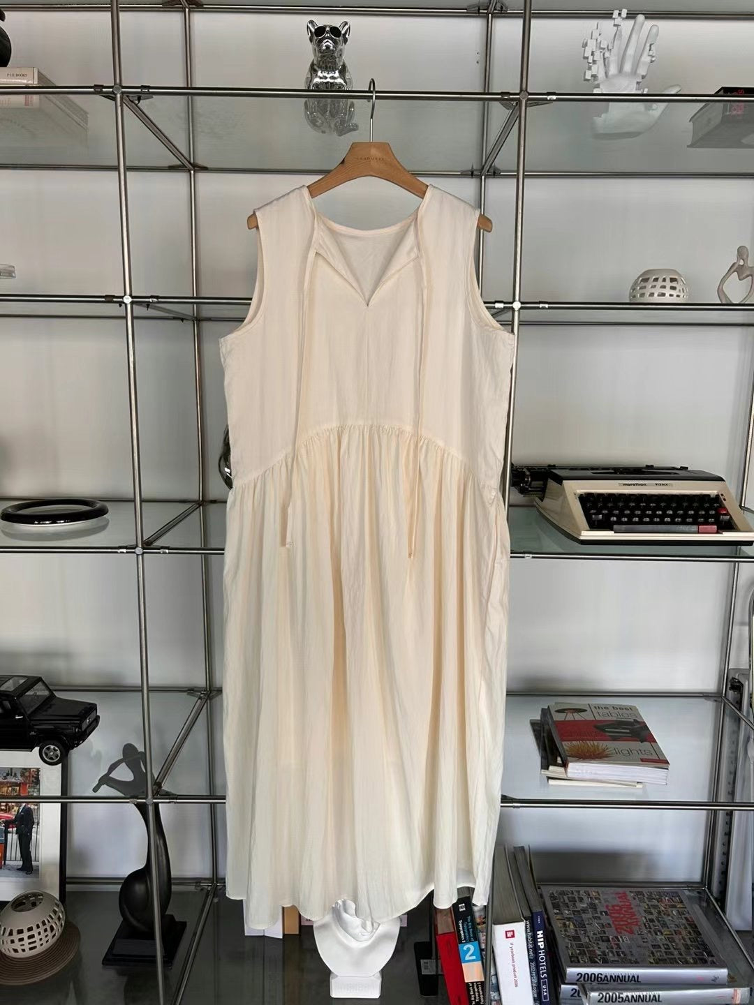 MZ635 2WAY PLEATED ONE PIECE DRESS
