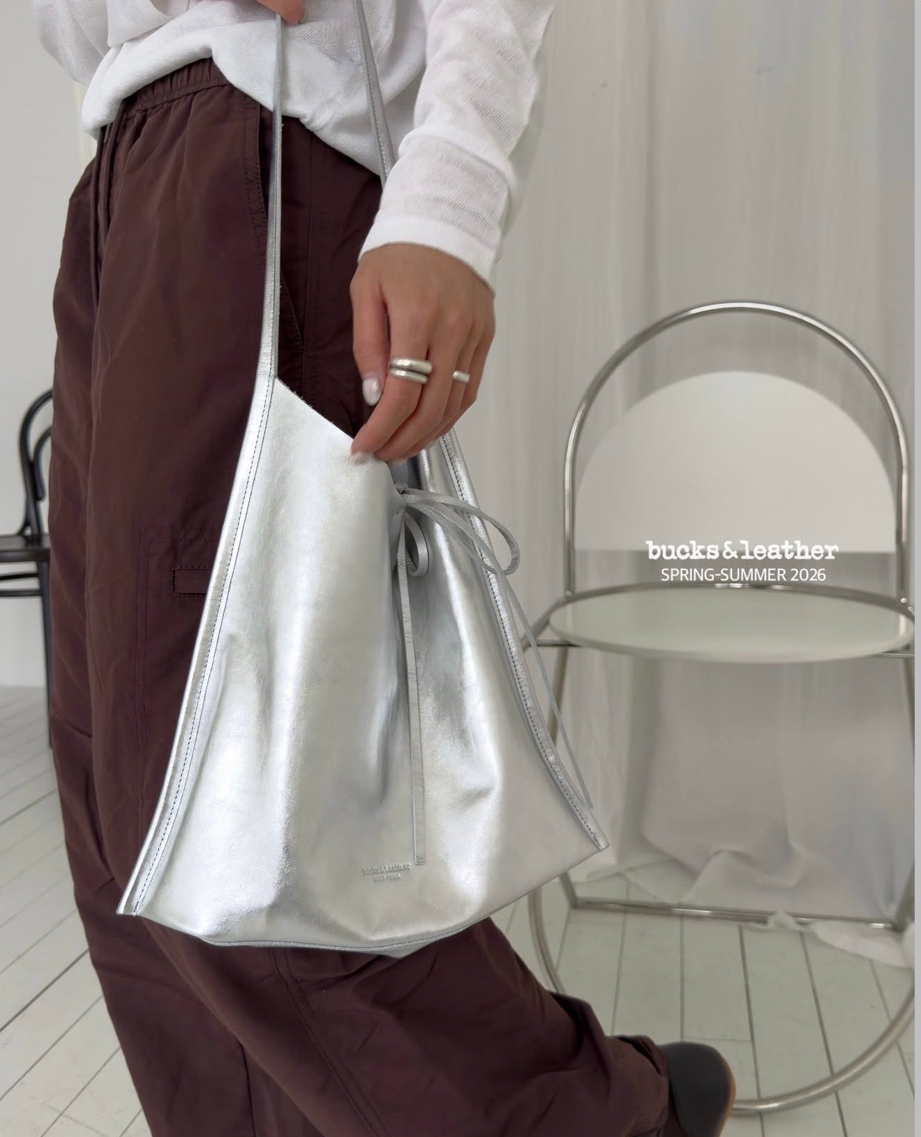 MB016 HANDMADE LEATHER FLAT SHOULDER BAG (單肩款）
