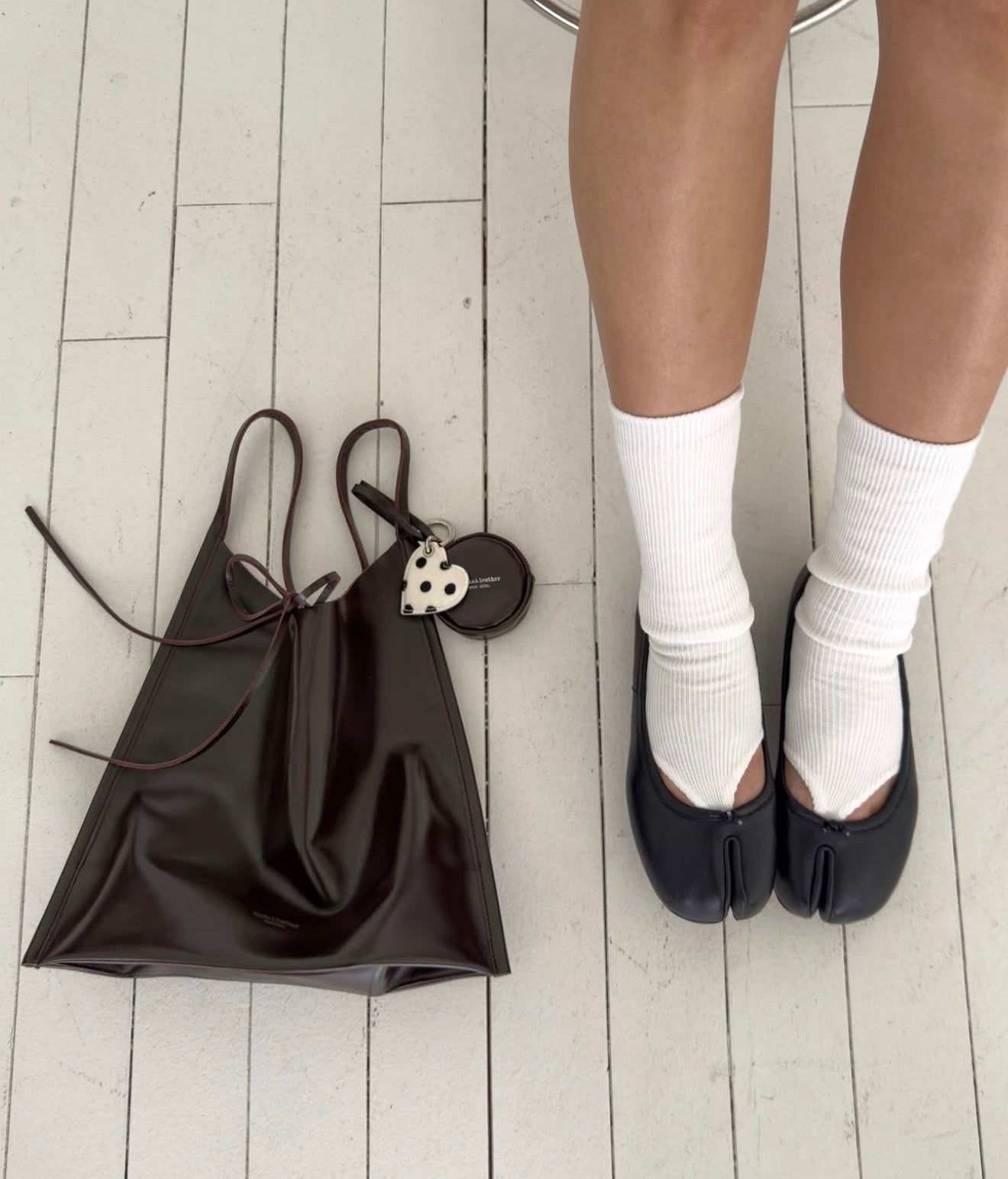 MB016 HANDMADE LEATHER FLAT SHOULDER BAG (單肩款）