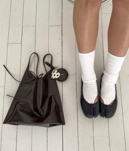 MB016 HANDMADE LEATHER FLAT SHOULDER BAG (單肩款）