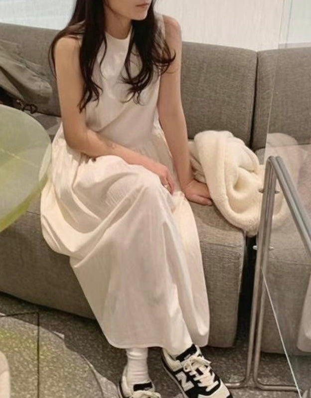MZ635 2WAY PLEATED ONE PIECE DRESS