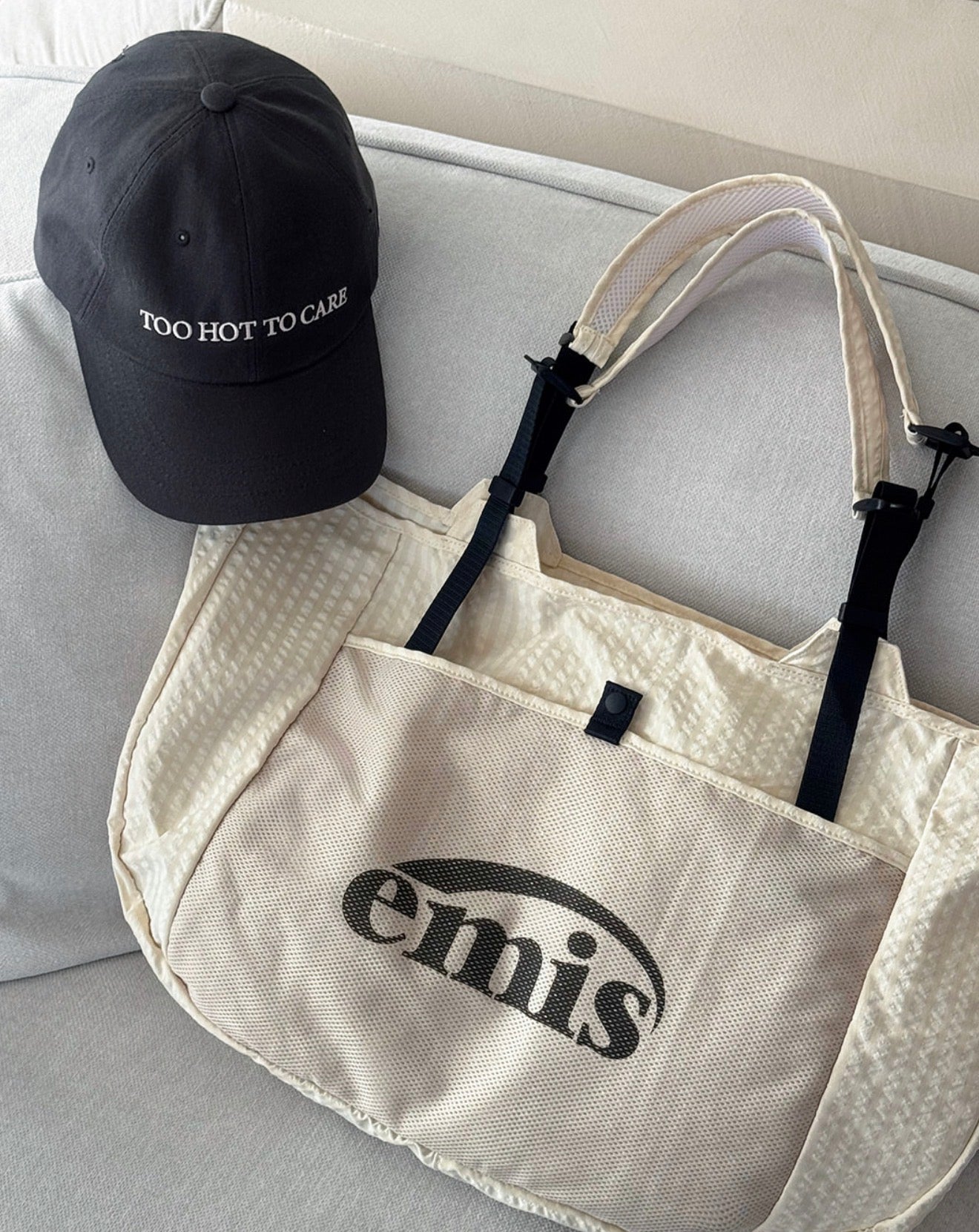 EMIS PACKABLE CHECK SHOPPER BAG