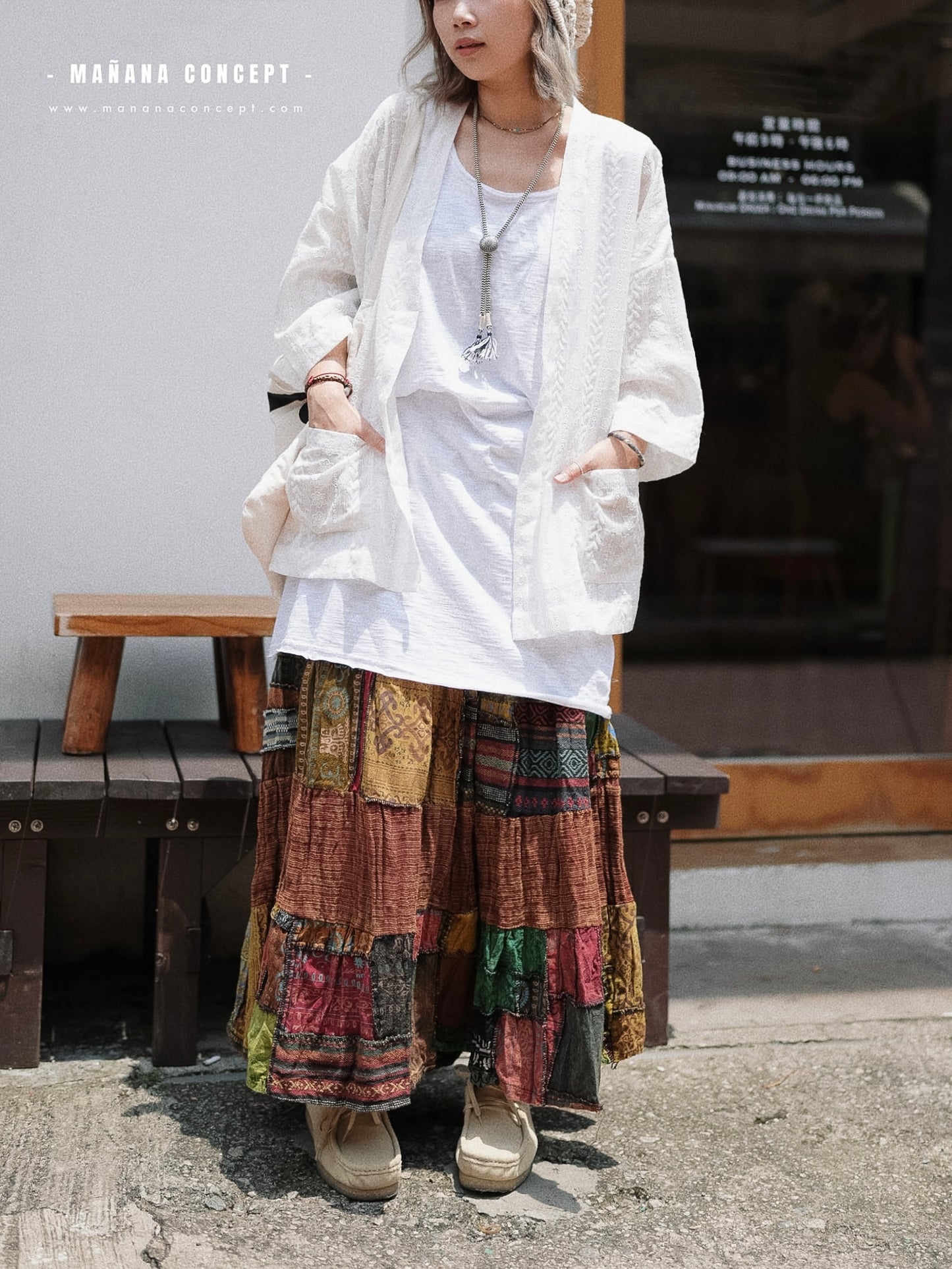 MZ380 Slubby Cotton Dress