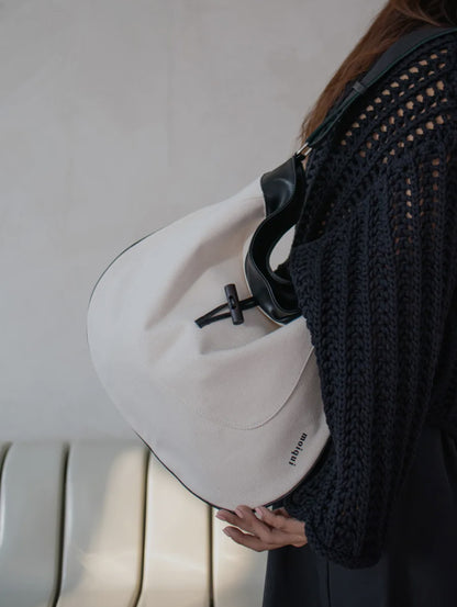 MZ636 MOIQUI LEATHER HOBO BAG