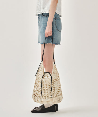 MARITHÉ FRANҪOIS GIRBAUD - MACRAME HOBO BAG 【📣7折中】