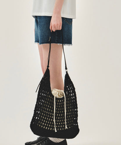 MARITHÉ FRANҪOIS GIRBAUD - MACRAME HOBO BAG 【📣7折中】