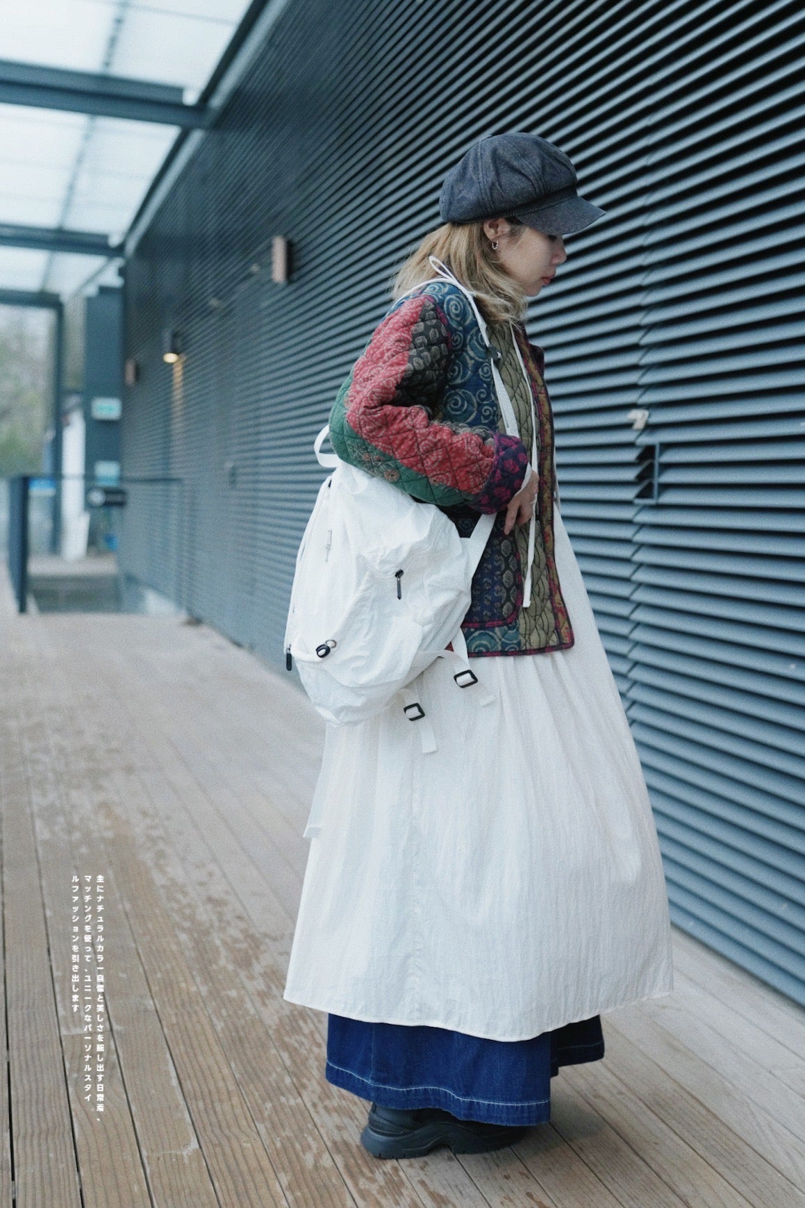 MZ638 PATCHWORK QUILTING JACKET (彩布1）