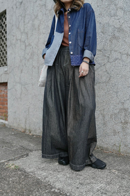 MZ846 PATCHWORK DENIM JACKET