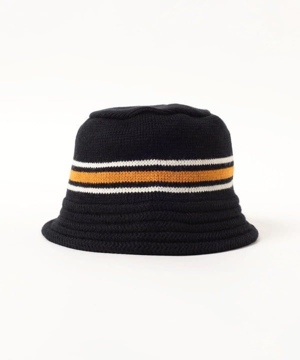 BEAMS HEART COLOR LINE KNIT BUCKET HAT