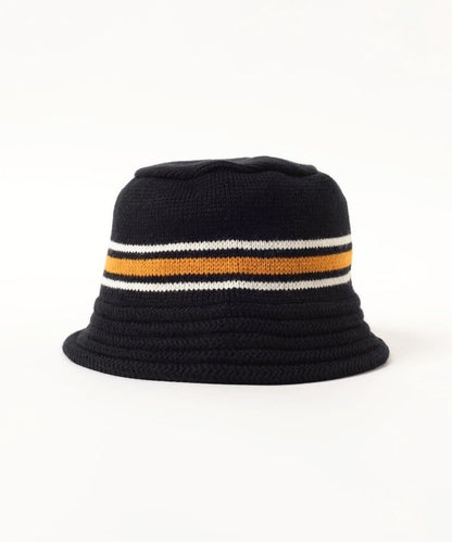 BEAMS HEART COLOR LINE KNIT BUCKET HAT