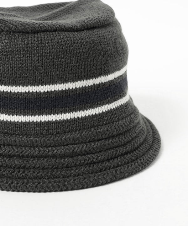 BEAMS HEART COLOR LINE KNIT BUCKET HAT