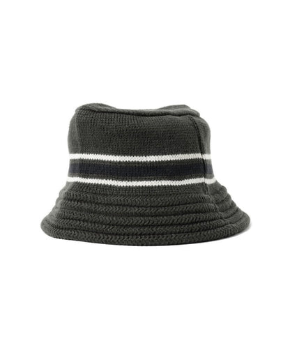 BEAMS HEART COLOR LINE KNIT BUCKET HAT