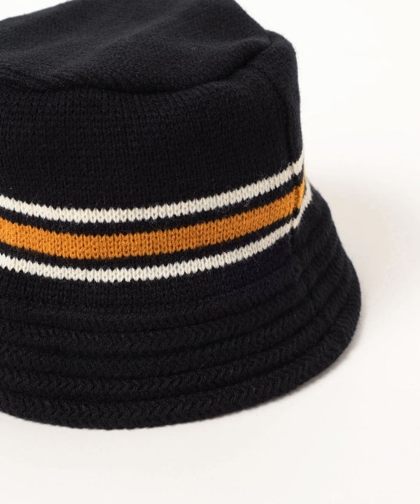 BEAMS HEART COLOR LINE KNIT BUCKET HAT