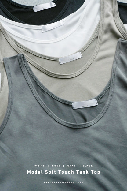 MZ769 MODAL SOFT TOUCH TANK TOP 【 2件減-$20, 4件減-$50 】