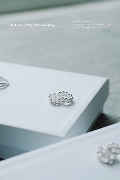 MZ778 SILVER 925 SMALL HOOP EARRING