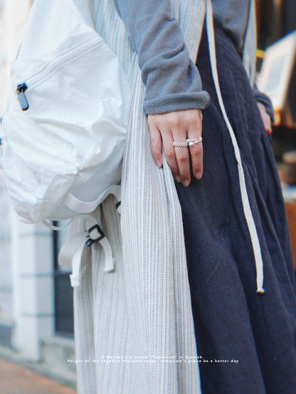 MZ644 925 SILVER ELASTIC RING