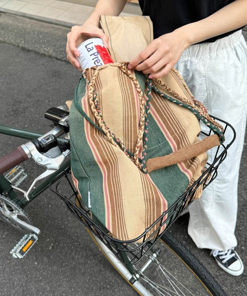 NA438 DULTON HAND-WOVEN HAMMOCK BAG