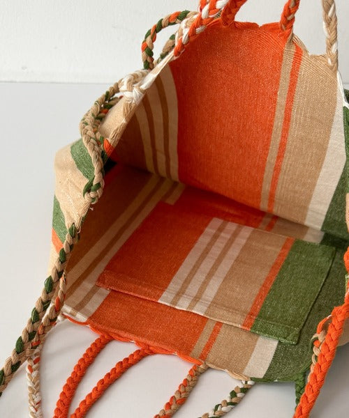 NA438 DULTON HAND-WOVEN HAMMOCK BAG