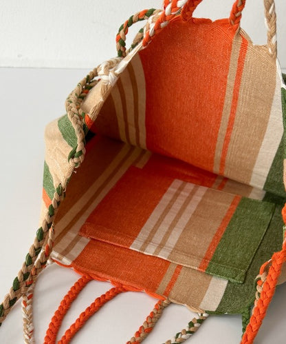 NA438 DULTON HAND-WOVEN HAMMOCK BAG