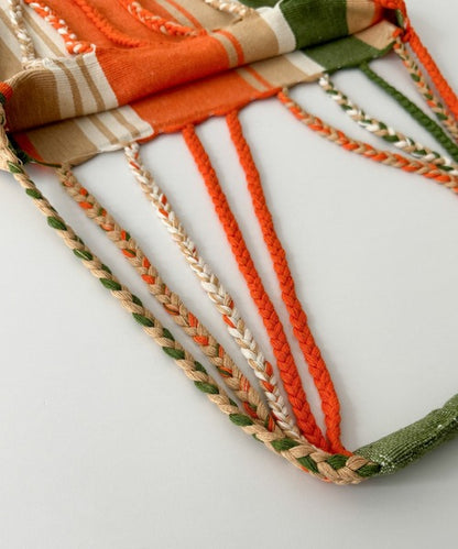 NA438 DULTON HAND-WOVEN HAMMOCK BAG