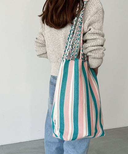 NA438 DULTON HAND-WOVEN HAMMOCK BAG