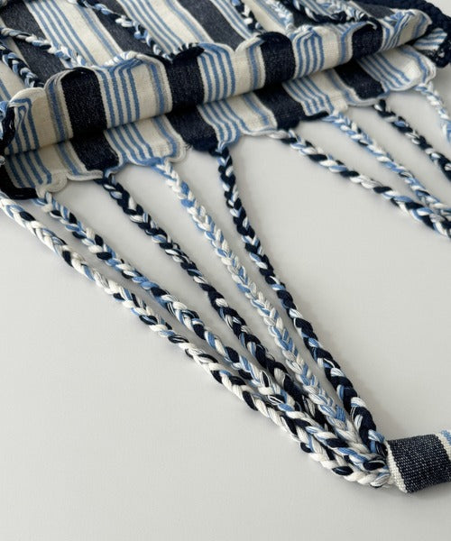 NA438 DULTON HAND-WOVEN HAMMOCK BAG