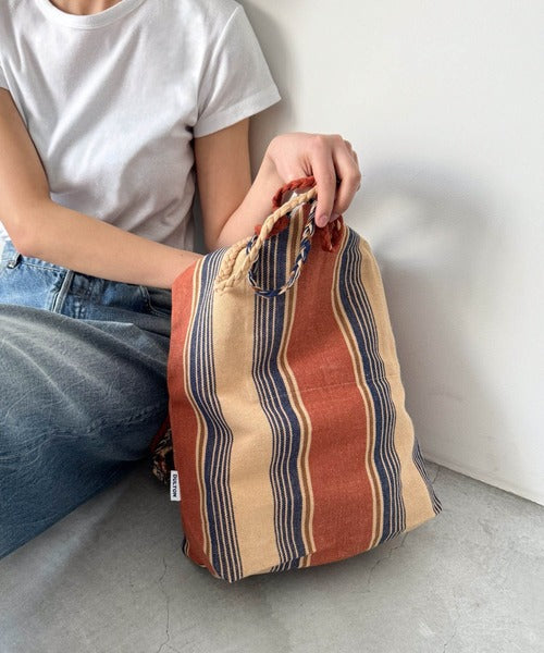 NA438 DULTON HAND-WOVEN HAMMOCK BAG