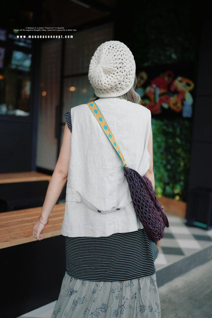 CA626 Mañana Handmade 2way Macrame Bag
