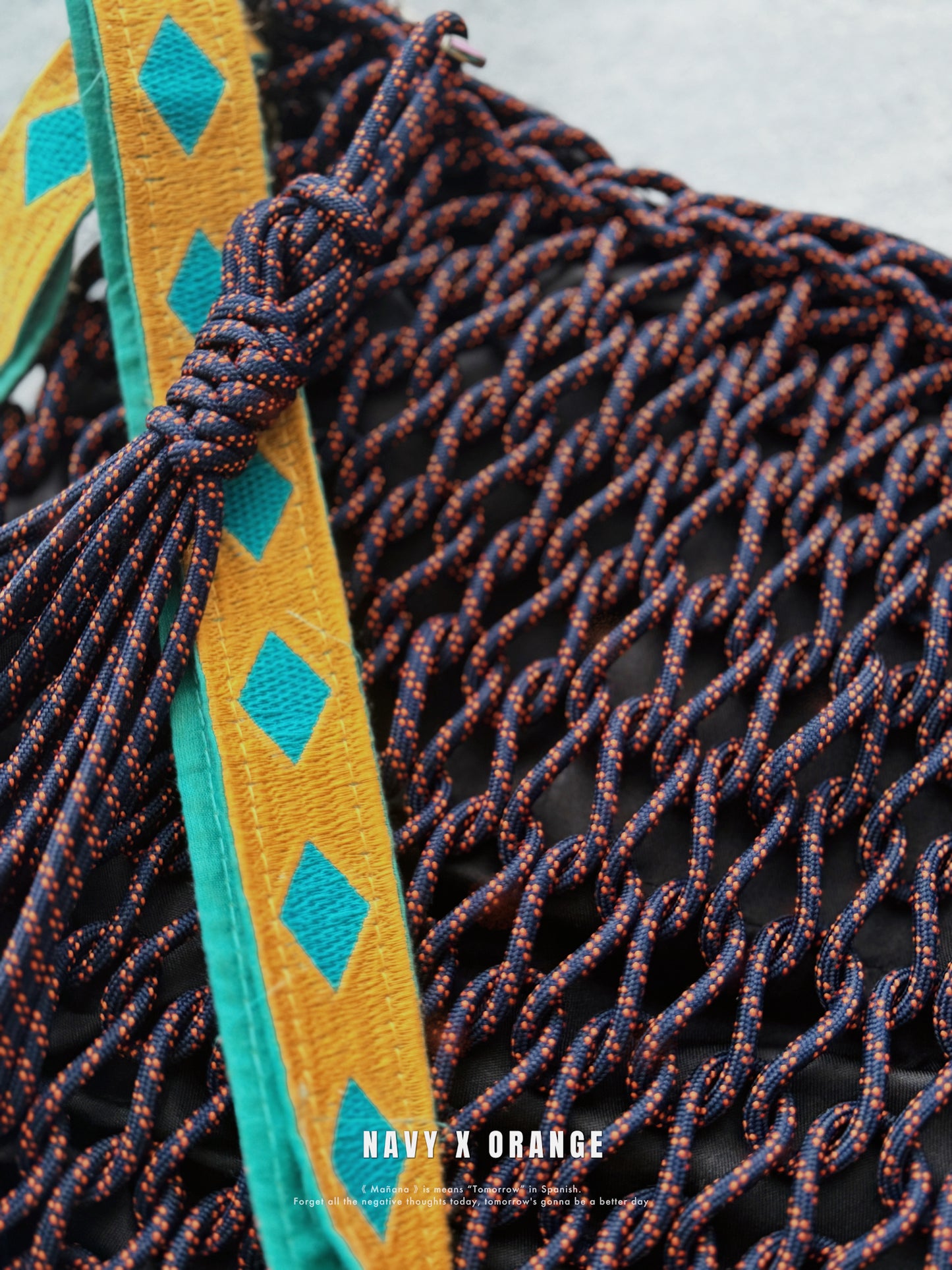 CA626 Mañana Handmade 2way Macrame Bag