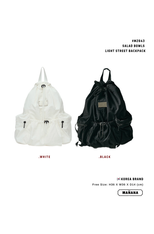 MZ643 SALAD BOWLS - LIGHT STREET BACKPACK