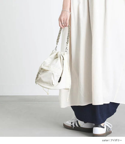 NA439 2WAY DRAWSTRING BUCKET BAG
