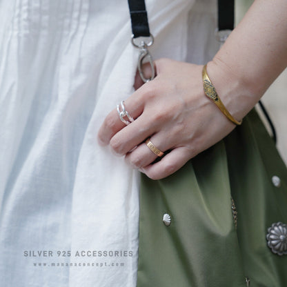 MZ777 SILVER 925 CROSS RING