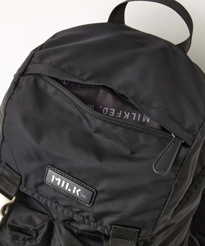 CA597 MILKFED. Logo Plate Backpack