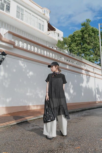CA900 RUFFLE LAYERING DRESS