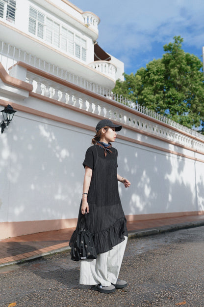 CA900 RUFFLE LAYERING DRESS