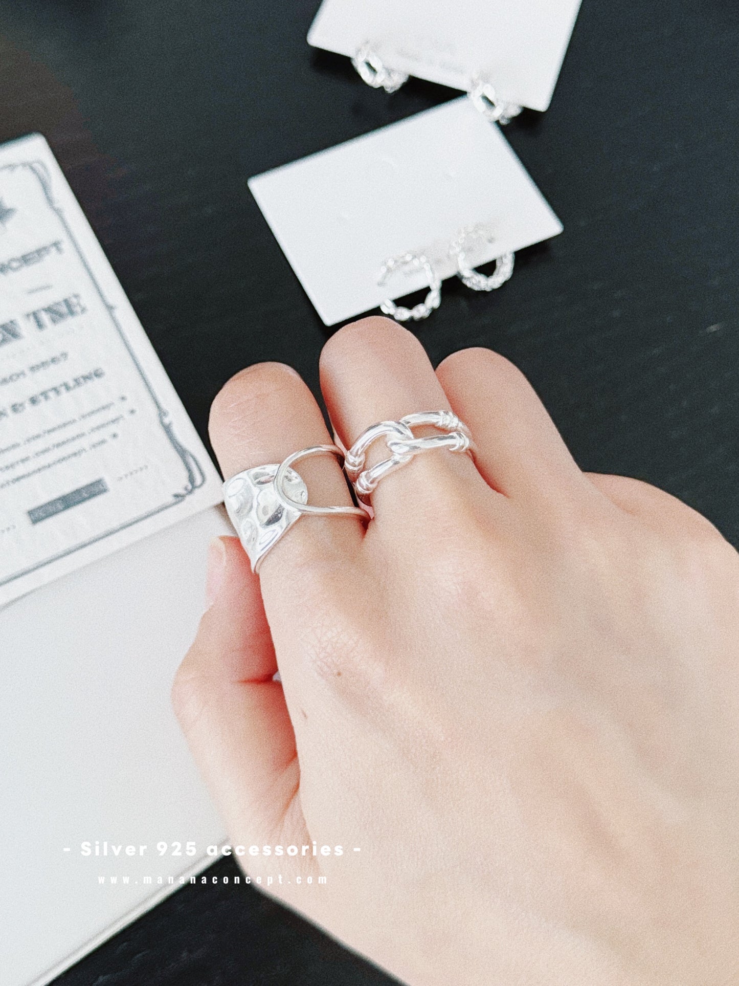 MZ777 SILVER 925 CROSS RING