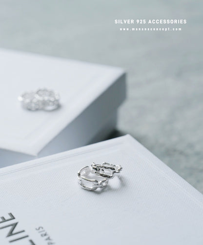MZ778 SILVER 925 SMALL HOOP EARRING