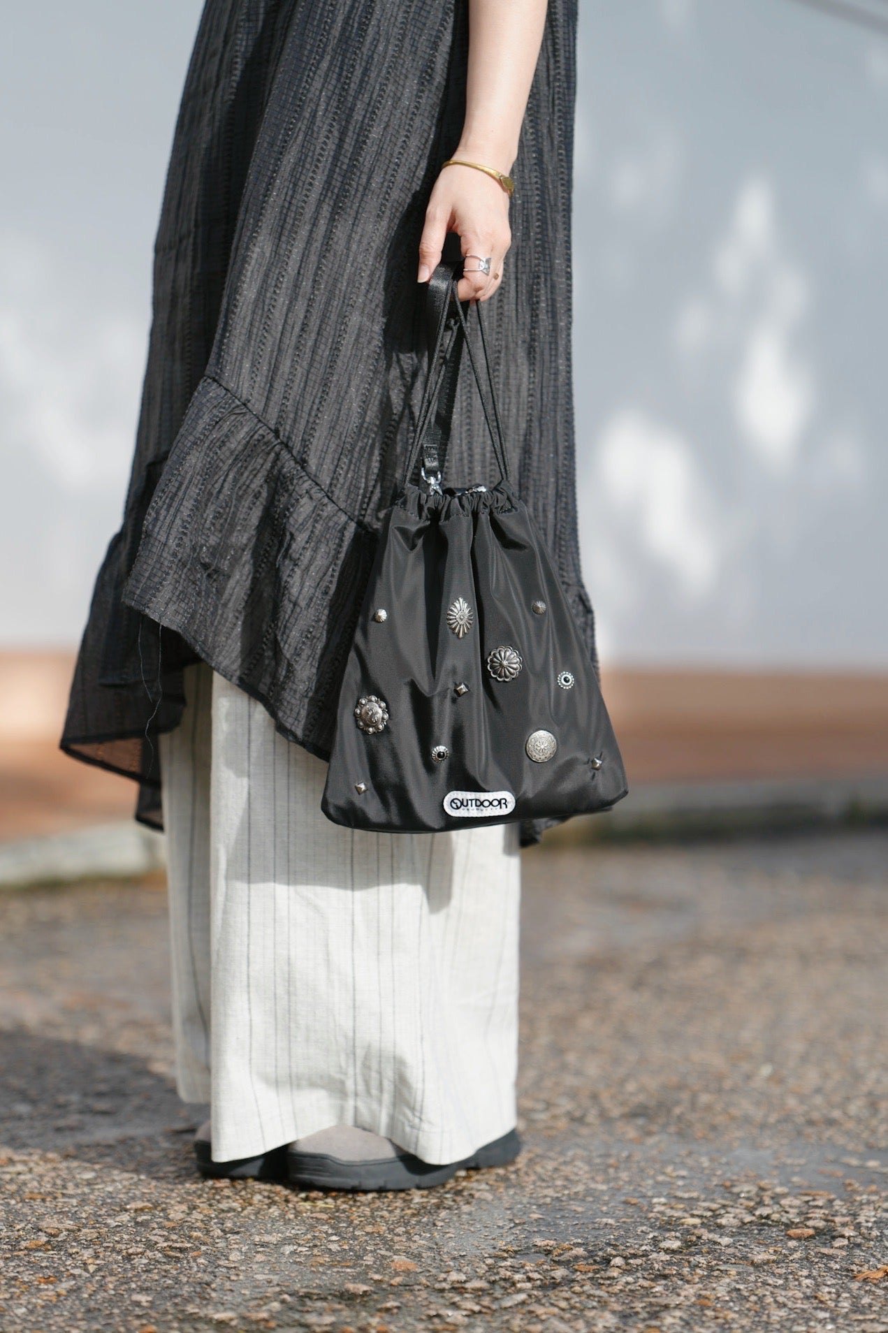 CA900 RUFFLE LAYERING DRESS