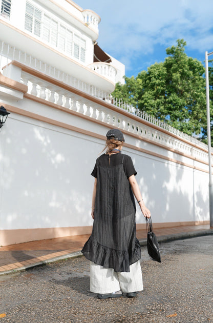 CA900 RUFFLE LAYERING DRESS