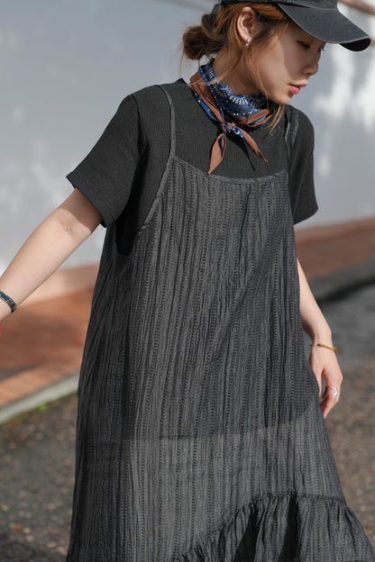 MZ781 RUFFLE CREPE TOP