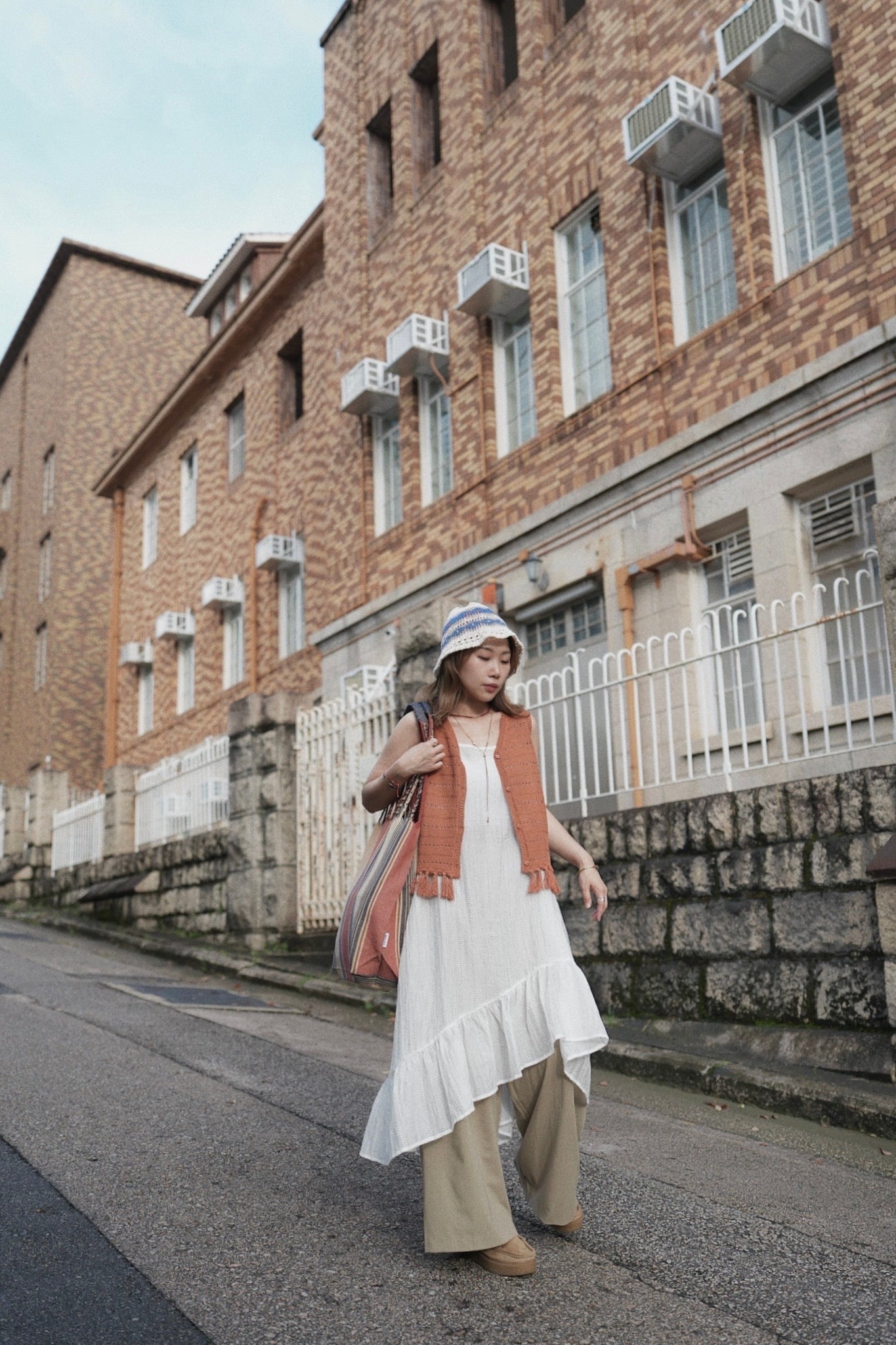 CA900 RUFFLE LAYERING DRESS