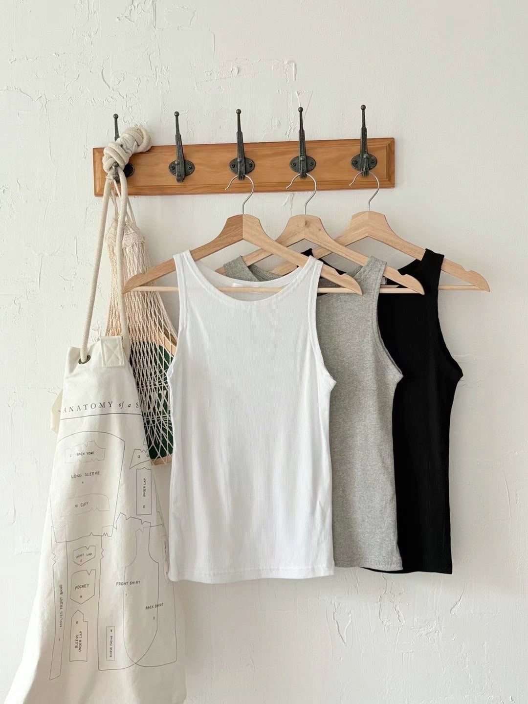 MZ782 RIBBED TANK TOP