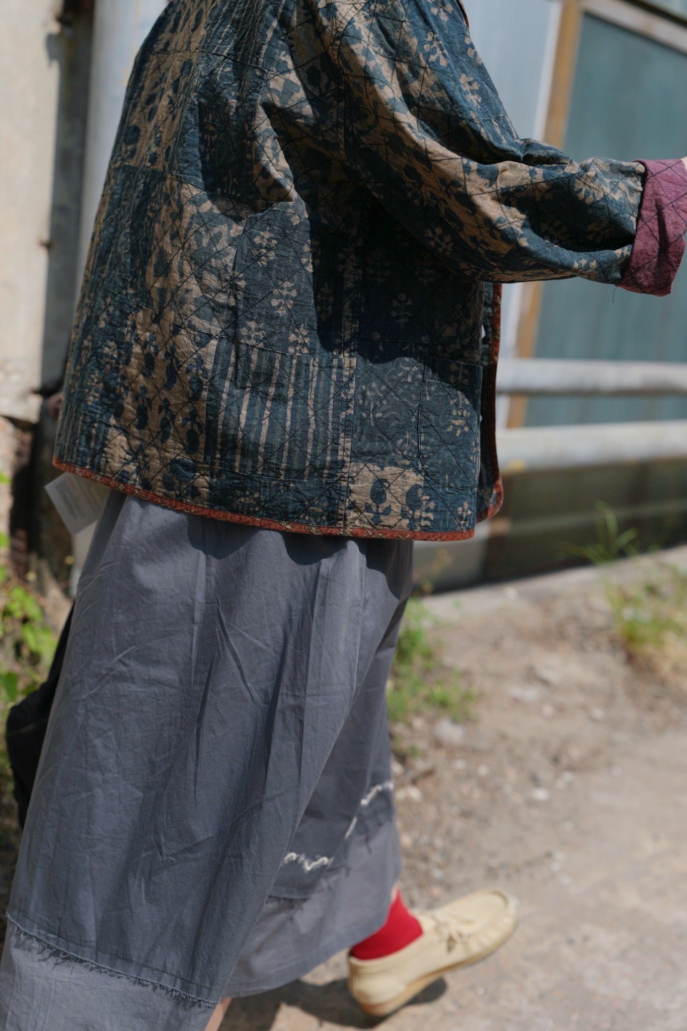 MZ638 LIGHT WEIGHT PATCHWORK JACKET
