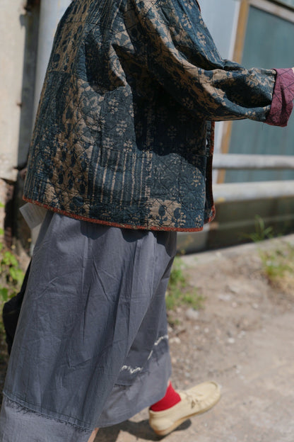 MZ638 LIGHT WEIGHT PATCHWORK JACKET
