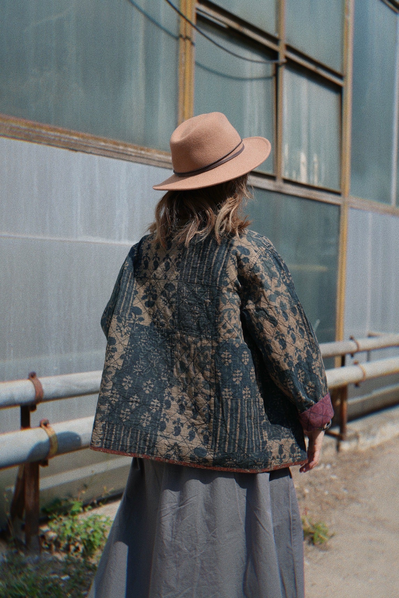 MZ638 LIGHT WEIGHT PATCHWORK JACKET