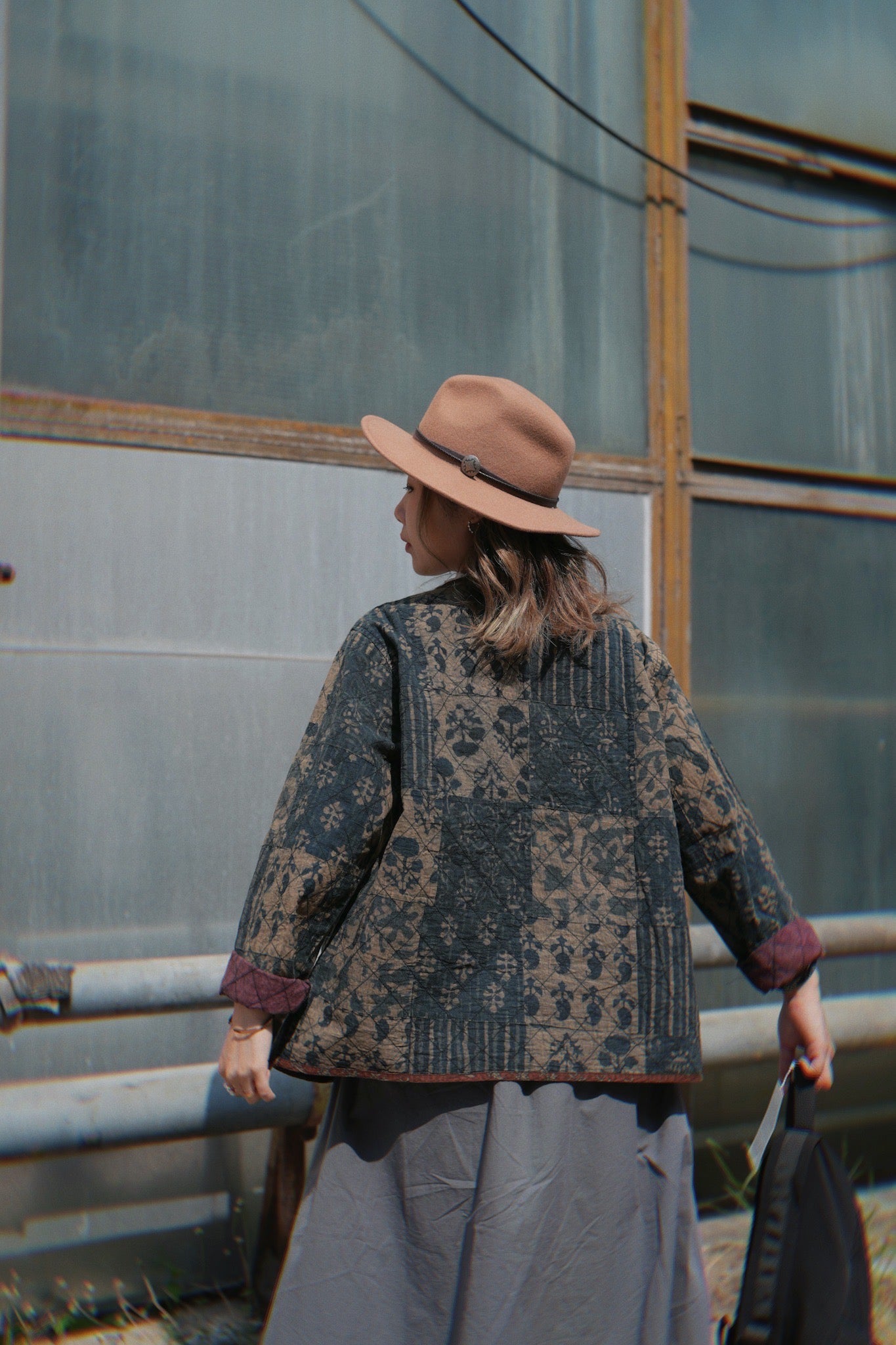 MZ638 LIGHT WEIGHT PATCHWORK JACKET