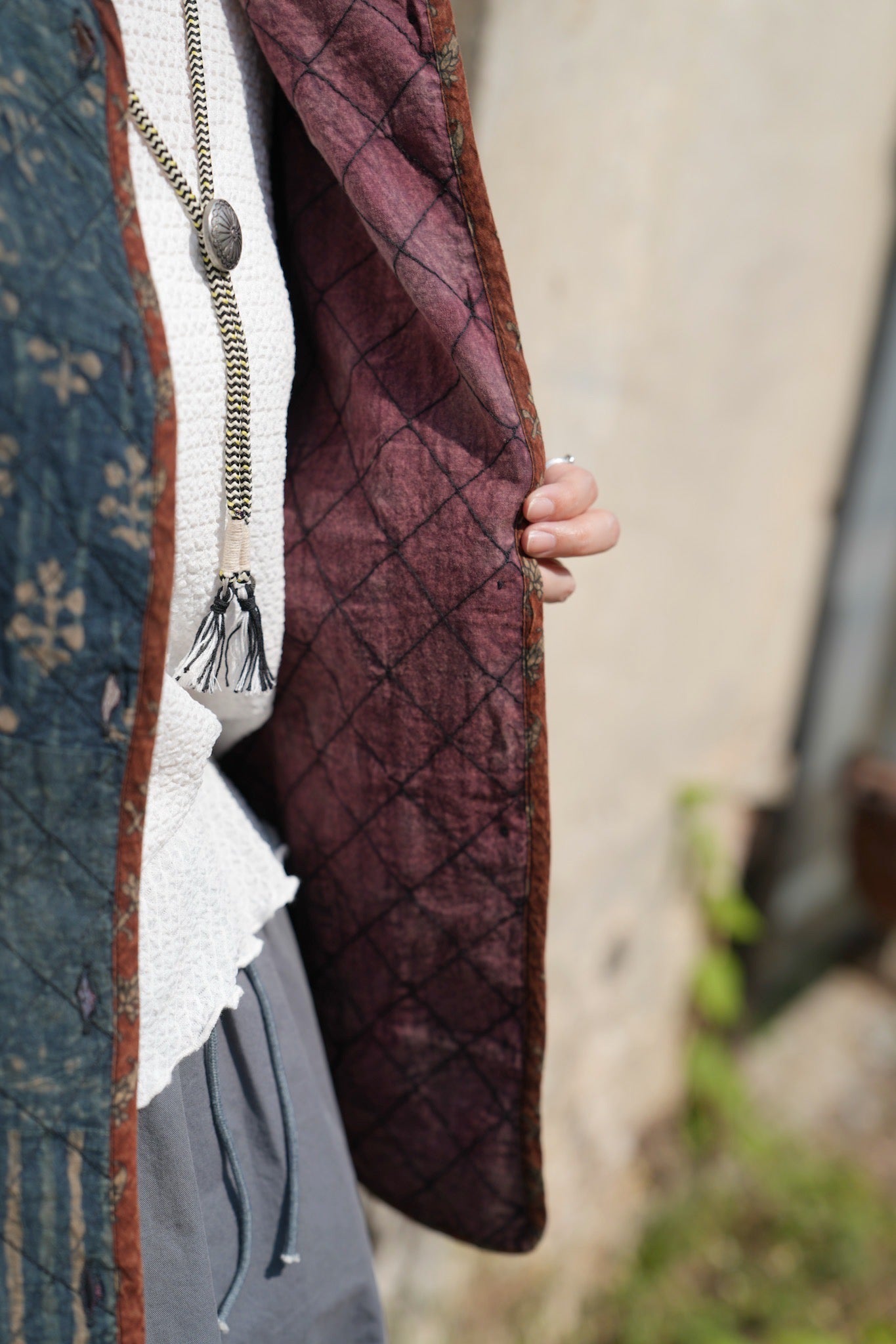 MZ638 LIGHT WEIGHT PATCHWORK JACKET