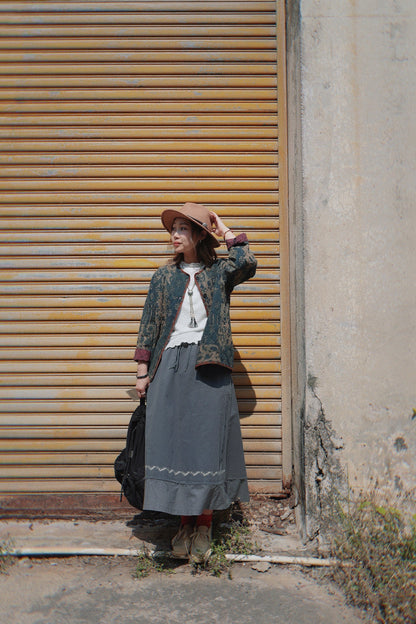 MZ638 LIGHT WEIGHT PATCHWORK JACKET