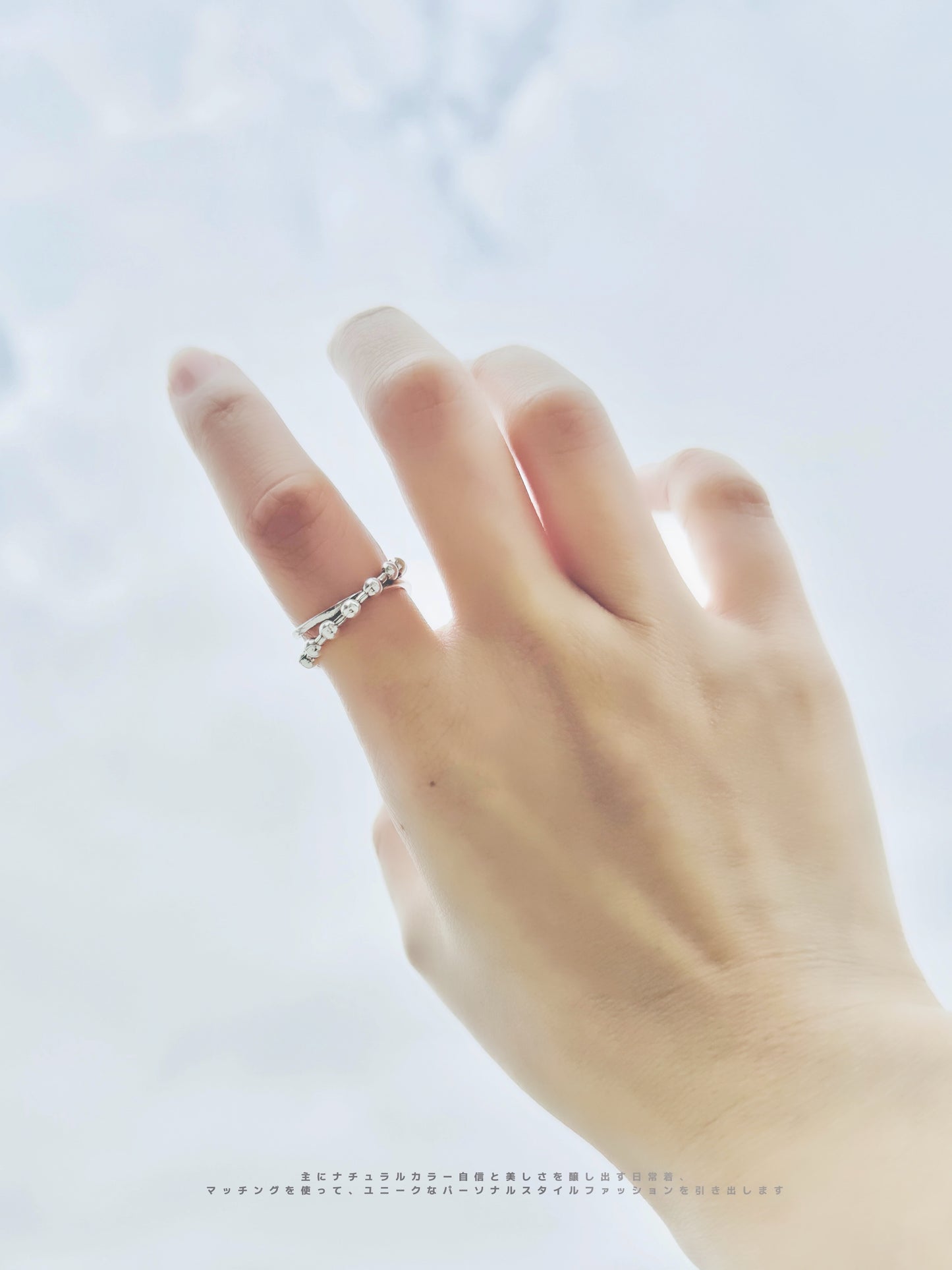Silver 925 Cross Open Ring