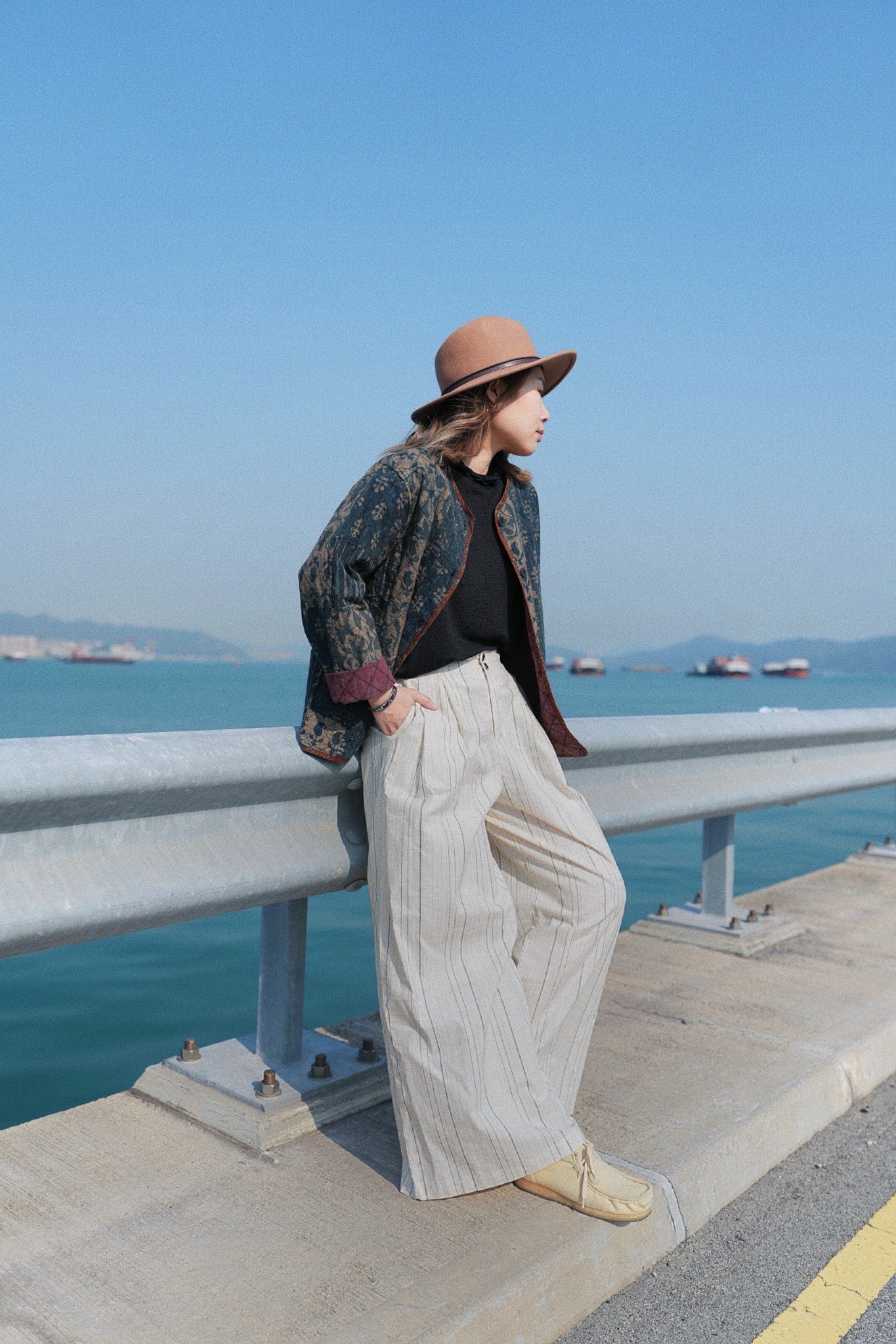 MZ638 LIGHT WEIGHT PATCHWORK JACKET